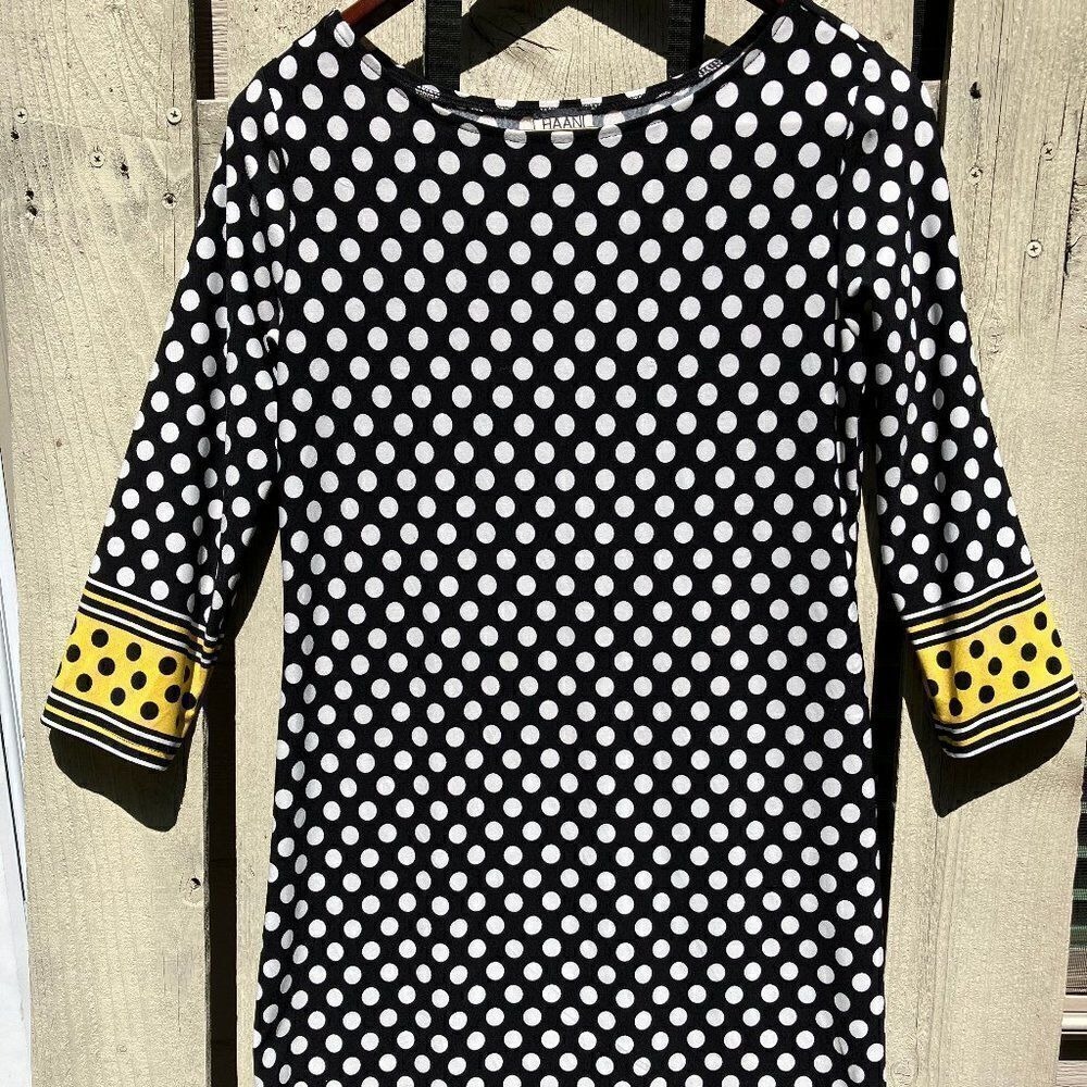 HANNI Sz M Polka Dot Dress